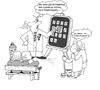 Cartoon: iPhone ist in (small) by Retlaw tagged fingerkuppenschutz