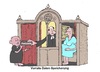 Cartoon: Vorratsdatenspeicherung (small) by Retlaw tagged kirche,geheimnis,offeenbarung,datenschutz,neugier