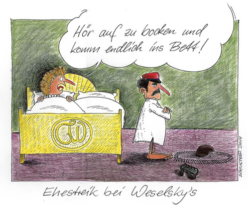Cartoon: GDL Weselsky Lokführerstreik (medium) by Mario Schuster tagged karikatur,cartoon,mario,schuster,gdl,weselsky,lokführer