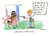 Cartoon: Dirty Harry schlägt zurück (small) by Mario Schuster tagged karikatur,cartoon,mario,schuster,gera,clint,eastwood,barak,obama,greiz,romney