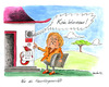 Cartoon: Nur ein Haustürgeschäft (small) by Mario Schuster tagged karikatur,cartoon,mario,schuster,angela,merkel,china