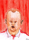 Cartoon: Wayne Rooney (small) by Mario Schuster tagged karikatur caricature porträt portrait worldcup wm football soccer england fußball wayne rooney
