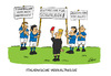 Cartoon: WM-Cartoon Italien (small) by Mario Schuster tagged karikatur,caricature,worldcup,wm,football,soccer,fußball