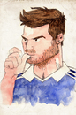 Cartoon: Andre Piere Gignac (small) by Thomas Berthelon tagged berthelon,thomas,gignac,worldcup,world,cup,2010,football,sport
