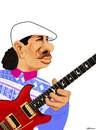 Cartoon: Carlos Santana (small) by Valbuena tagged musik,music,cartoon,caricature,santana,latin