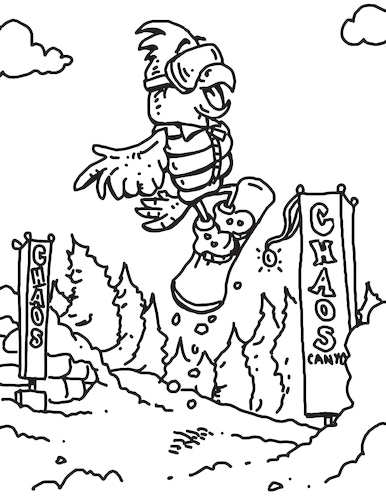 Cartoon: Adaptive Spirit Coloring Book 3 (medium) by karlwimer tagged ski,snowboard,falcon,paralympic,chaos,canyon
