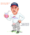 Cartoon: Coach Fangio Weight Loss (small) by karlwimer tagged denver,broncos,vic,fangio,nfl,american,football,sports,coach,weight,loss