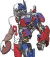 Cartoon: Optimus Pryor (small) by karlwimer tagged transformer,terrelle,pryor,optimus,prime,football,american,quarterback,receiver,sports,robot