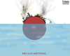 Cartoon: Red Sun Writhing (small) by karlwimer tagged japan red sun flag nuclear destruction tragedy disaster tsunami sadness