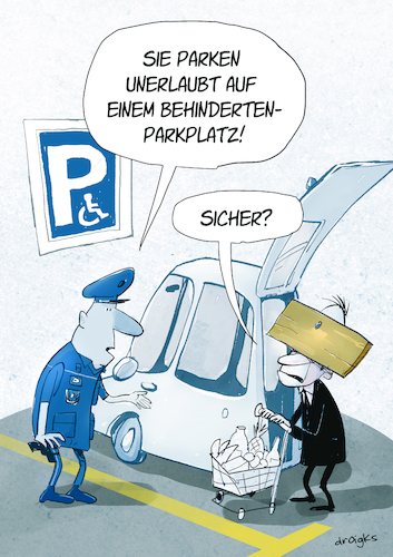Behindertenparkplatz