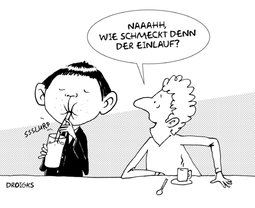 Cartoon: Einlauf (medium) by droigks tagged bar,drink,gaststätte,arschgesicht,arsch,einlauf,einlauf,arsch,arschgesicht,gaststätte,drink,bar,kneipe