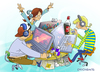 Cartoon: LAN-Party (small) by droigks tagged lan,party,computer,netzwerk,lokales,freaks,user