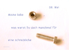 Cartoon: Muttertag (small) by droigks tagged mutter,muttertag,schraube,mothers,day,screws,nut,mother