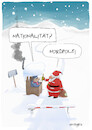 Cartoon: Nordpole (small) by droigks tagged nation,nationalität,nordpol,weihnachtsmann,herkunft,grenze,pass,ausweisen,grenzkontrolle,passkontrolle,grenzer,grenzbeamter