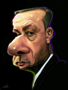 Cartoon: Erdogan (small) by jabir tagged erdogan,turkey