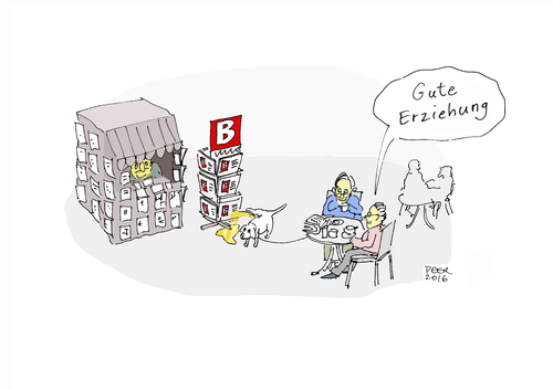 Cartoon: Gute Erziehung (medium) by darkplanet tagged hund,spießer,bildung,kiosk,boulevard,lügenpresse,bildzeitung,presse,presse,bildzeitung,lügenpresse,boulevard,kiosk,bildung,spießer,hund,wutbürger,verschwörungstheorie,populismus