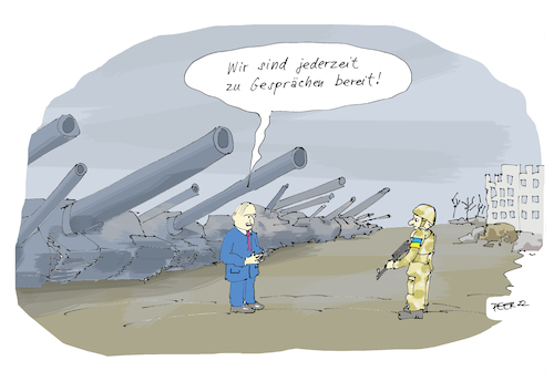 Cartoon: putins angebot (medium) by darkplanet tagged putin,krieg,ukraine,soldat,panzer,angriff,überfall,erpressung,putin,krieg,ukraine,soldat,panzer,angriff,überfall,erpressung