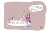 Cartoon: Der Optimismus der Frauen (small) by darkplanet tagged professor,doktor,arzt,krankenhaus,klinik,bein,patient,mann,frau