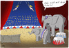 Cartoon: Starterlaubnis verweigert (small) by darkplanet tagged zirkus,träume,schäume,elefant,akrobatik,illusion