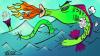 Cartoon: Fire-Breather Colored (small) by Tzod Earf tagged describbles,firebreathing,fish,cartoon