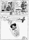 Cartoon: Kings Gambit or Sea Rations (small) by Tzod Earf tagged kings,gambit,sea,rations,condi,rice,airplane,flood,water,oval,office,osama,bin,laden,barak,obama,asif,ali,zardari,telephone,clouds,survivor
