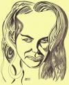 Cartoon: Nicole Kidman caricature (small) by Tzod Earf tagged nicole,kidman,caricature,ink,sketch