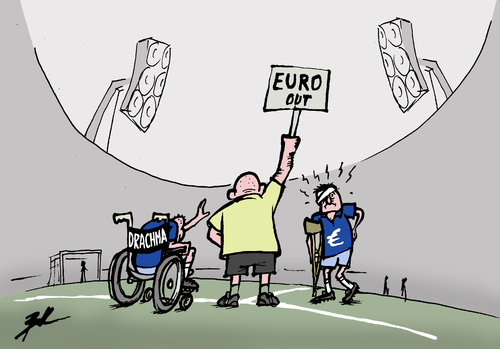 Cartoon: Change (medium) by Ballner tagged euro2012,greece