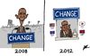 Cartoon: Change! (small) by Ballner tagged obama,election,change