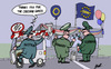 Cartoon: New era of Schengen (small) by Ballner tagged schengen