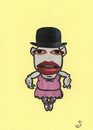 Cartoon: ballet (small) by XombieLarry tagged ballet,bowler,hat,melone