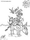 Cartoon: die stadtunbekannten (small) by XombieLarry tagged bremen,stadtmusikanten,grimm,esel,katze,hund,hahn,cat,dog