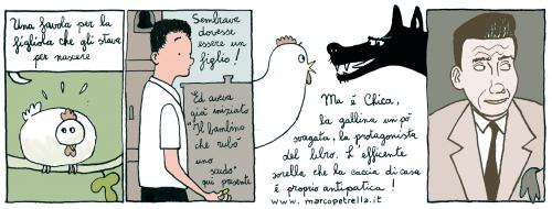Cartoon: beppe fenoglio (medium) by marco petrella tagged beppe,fenoglio
