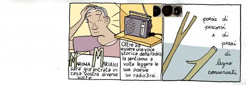 Cartoon: poesie migranti (medium) by marco petrella tagged guio
