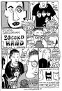 Cartoon: second hand (small) by marco petrella tagged zadoorian,books,writers