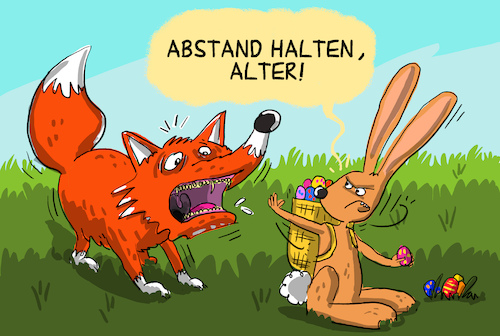 abstand osterhase