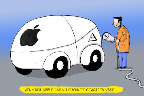 Cartoon: apple car (medium) by leopold maurer tagged apple,car,design,produkt,anschluss,problem,minimal,kompabilitaet,strom,elektroauto,mobilitaet,auto,cartoon,leopold,maurer,karikatur,apple,car,design,produkt,anschluss,problem,minimal,kompabilitaet,strom,elektroauto,mobilitaet,auto,cartoon,leopold,maurer,karikatur