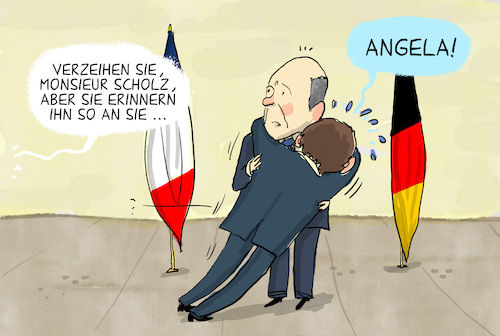 Scholz trifft Macron