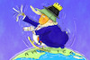 Cartoon: Donald der Eroberer (small) by leopold maurer tagged trump,usa,souveränität,verletzung,grönland,gebietsanspruch,venezuela,kolumbien,vormachtstellung,hemisphäre,westlich,leopold,maurer,cartoon,karikatur