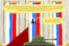 Cartoon: Jahrestag (small) by leopold maurer tagged russland,parade,weltkrieg,nazi,deutschland,befreiung,rote,armee,putin,diktator,ukraine,krieg,unheil,rede,westen,schuld,feindbild,leopold,maurer,cartoon,karikatur
