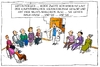 Cartoon: jeder zweite (small) by leopold maurer tagged kaufmännische,krankenkasse,deutschland,gesund,kosten,einsparen,jeder,arzt,patient,warteraum,ordination