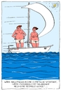 Cartoon: nacktsegeln (small) by leopold maurer tagged olympische,spiele,olympisch,medaille,österreich,sportart,segeln,nackt,mann,frau