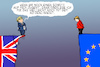 Cartoon: no deal johnson (small) by leopold maurer tagged johnson,brexit,eu,merkel