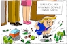 Cartoon: trump naturschutzgebiete (small) by leopold maurer tagged trump,usa,naturschutzgebiete,verkleinern,utah,donald,eltern,zerstörung,umwelt