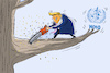 Cartoon: trump und die WHO (small) by leopold maurer tagged usa,trump,kürzung,who,corona,krise