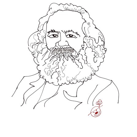 Cartoon: Marx (medium) by Mineds tagged marx