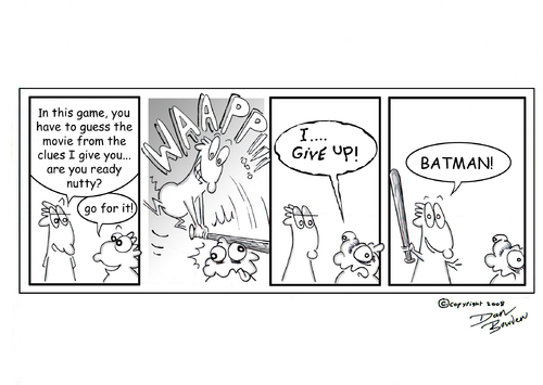 Cartoon: URBAN GERBILS (medium) by Danno tagged cartoon,strip,humor,funny,gerbil,urban