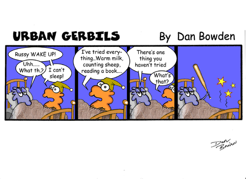 Cartoon: Urban Gerbils (medium) by Danno tagged newspaper,published,urban,gerbils,funny,humor,cartoon,strip,comic