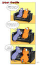 Cartoon: Booty call (small) by Danno tagged comicstrips cartoon humour lol funny gerbils