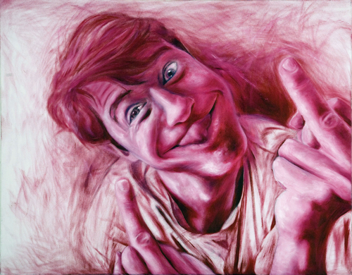 Cartoon: Selbstportrait Self-portrait (medium) by Stefan Kahlhammer tagged flankalan,flankale,selfportrait,kahlhammer,selbstportrait,portrait
