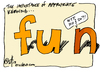 Cartoon: appropriate kerning... (small) by ericHews tagged fun,eff,you,kern,typography,design